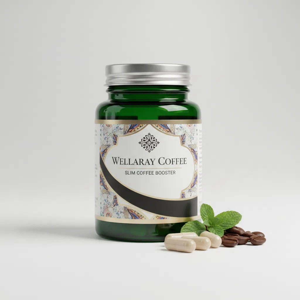 Wellaray Coffee Slim Coffee Booster Packung - 20 Sachets, Nahrungsergänzungsmittel mit L-Carnitin